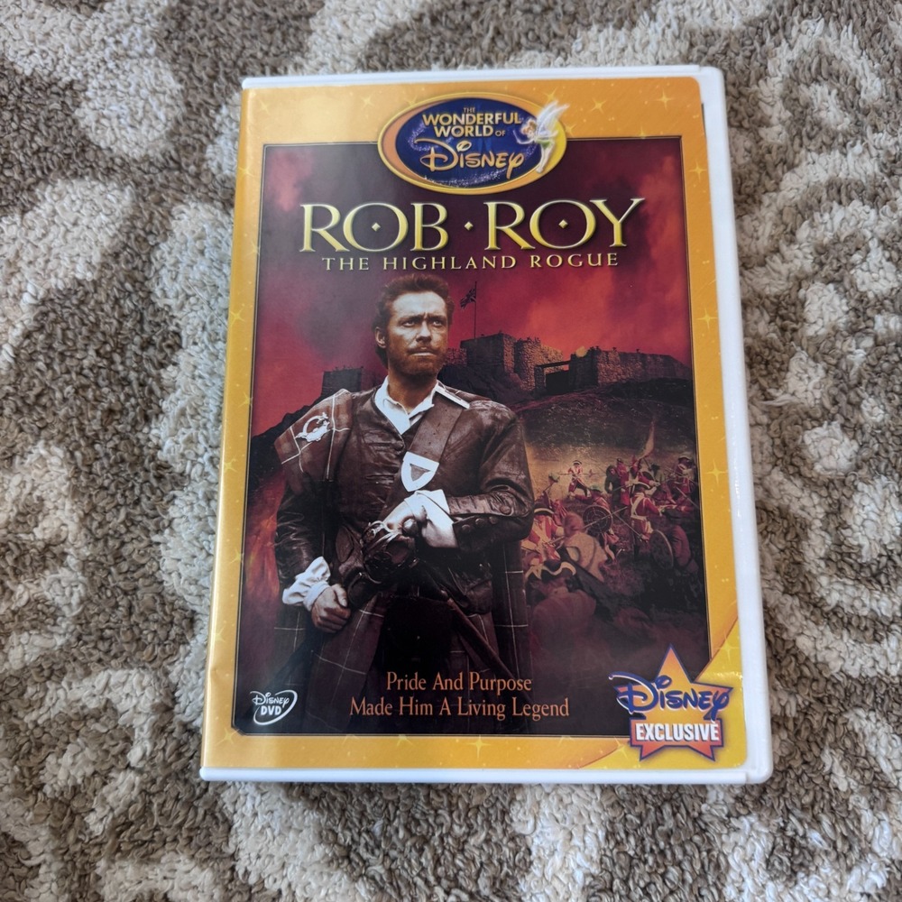 Rob Roy: The Highland Rogue (DVD, 1953) Wonderful World Of Disney Exclusive